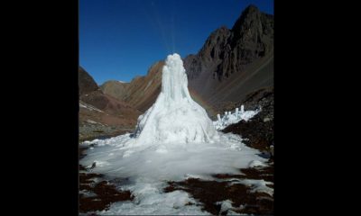 Construyen glaciares artificiales en el Cajón del Maipo para almacenar agua
