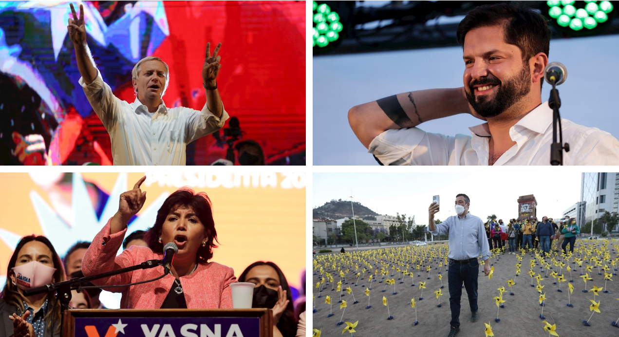 Chile: candidatos cerraron sus campañas presidenciales