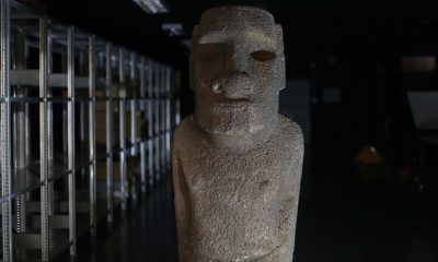 Estatua moai regresa a la Isla de Pascua tras 152 años en el continente