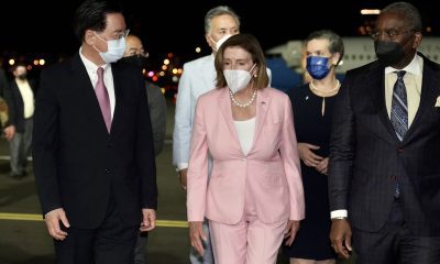 Nancy Pelosi aterrizó en Taiwán a pesar de advertencias de China de que no lo hiciera
