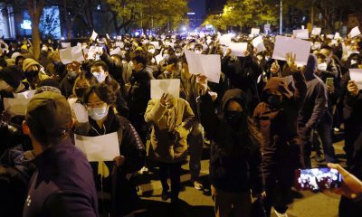 Rojo bursátil: protestas en China por restricciones por COVID hacen temblar los mercados