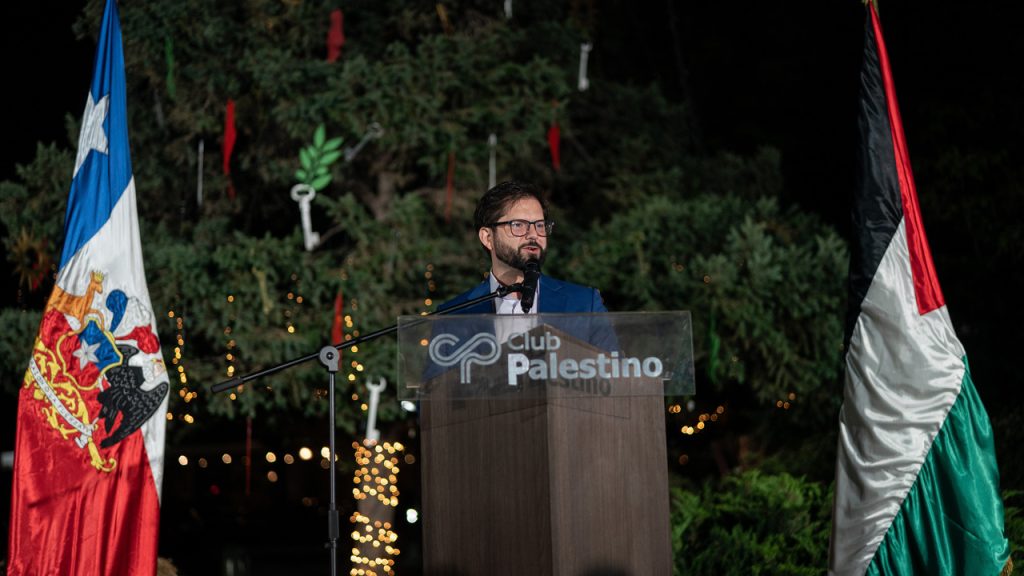 Presidente Boric anunció que Chile abrirá una embajada en Palestina
